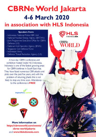 CBRNe Convergence Jakarta - Programme